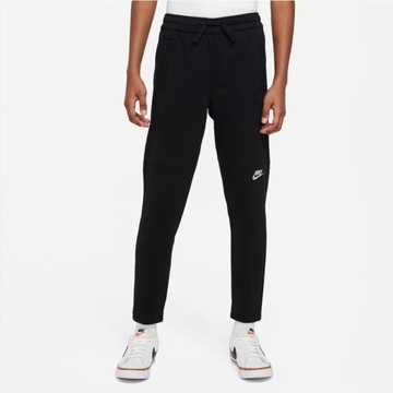 Spodnie Nike Sportswear Jr DQ9085 010 czarny S(128-137cm) SP