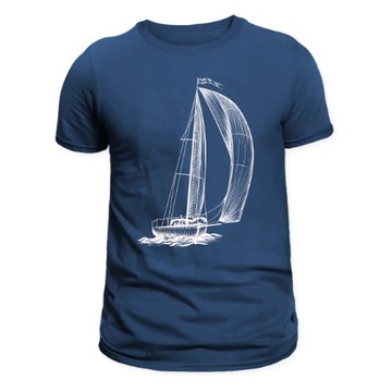 Spinaker Męski T-shirt Navy M