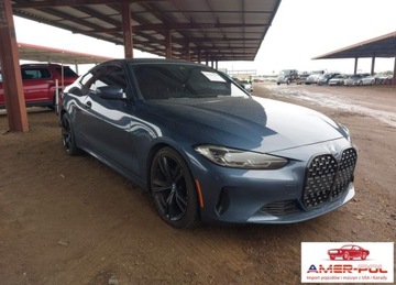 BMW Seria 4 G22-23-26 Coupe 2.0 430i 258KM 2021 BMW Seria 4 2021r., 430i, 2L, od ubezpieczalni 2.0 Benzyna 259KM