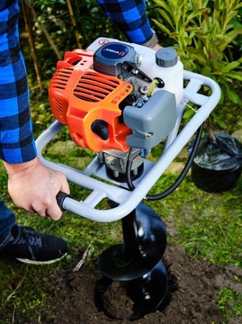 БЕНЗИНОВАЯ БУРА ДЛЯ ПОЧВЫ + 4 БУРА