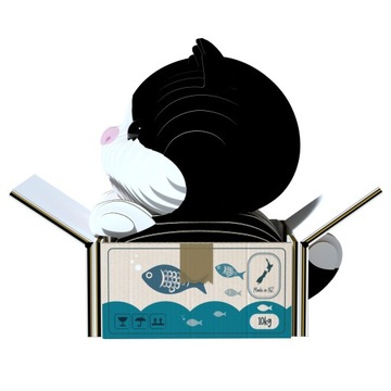 Tuxedo Kitty - Эко 3D-пазл - Eugy