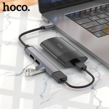 USB-концентратор Type C USB-C Type-C 4 в 1 USB3.0 5 Гбит/с + 3 USB2.0 480 Мбит/с 1 ТБ