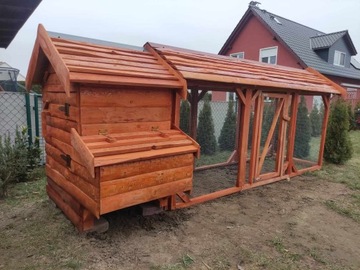 Курятник XL на 6-12 кур, доска сосна, ель, ель, утеплена круглый год