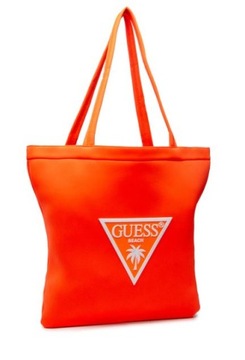 ПЛЯЖНАЯ СУМКА GUESS ОРАНЖЕВЫЙ НЕОН 0AXD4*