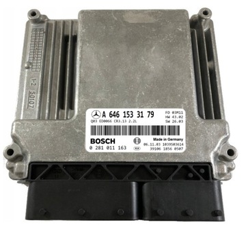 JEDNOTKA ECU MERCEDES 2.2 A6461533179 0281011163 VIRGIN