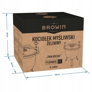 Kociołek stojący Browin 7 l
