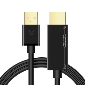 КАБЕЛЬ-ПРЕОБРАЗОВАТЕЛЬ USB 3.0 в HDMI ВИДЕОКАРТА 2M
