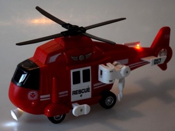 Zabawka Helikopter z dźwiękiem jeździ dzieci