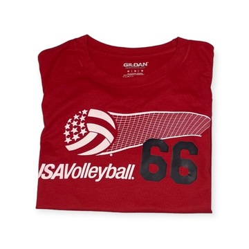 Женская футболка GILDAN USA VOLLEYBALL M