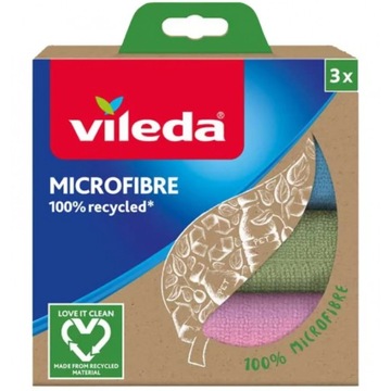 Ściereczka Vileda microfibra recycled Eko 3 szt.