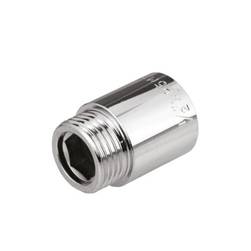 PRZEDŁUŻKA MOSIĘŻNA CHROMOWANA GW/GZ 1/2'' x 40mm