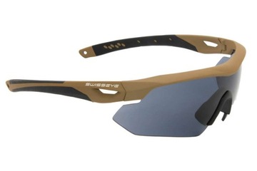 Тактические баллистические очки SWISSEYE NIGHTHAWK Coyote Smoke