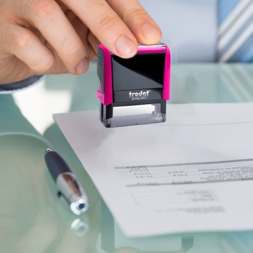 TRODAT STAMP 4911 ДЛЯ 4-СТРООЧНОГО ДИЗАЙНА КОРПОРАТИВНОГО ЛИЧНОГО ОФИСА + ЛАСТИК