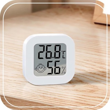 ЭЛЕКТРОННЫЙ КОМНАТНЫЙ ТЕРМОМЕТР ЦИФРОВОЙ ГИГРОМЕТР МЕТЕОСТАНЦИЯ + БАТАРЕЯ