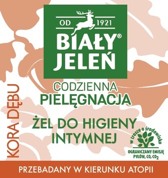 Гель для интимной гигиены с корой дуба Biały Jeleń 500 мл
