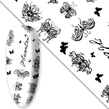 Folia Transferowa Do Paznokci Hybryd Żeli 100cm Butterflies Motyle Nr2