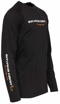 Футболка с длинным рукавом и логотипом Savage Gear Signature, размер L: большой (L)