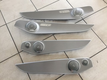 MERCEDES GLC DEKORY TAPICERKI DRZWI BURMESTER