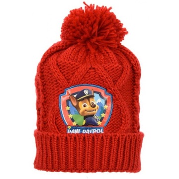 ZIMOWA CZAPKA DZIECIĘCA Z POMPONEM PSI PATROL r.52