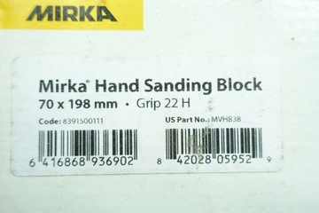 BLOK DO SZLIFOWANIA PRÓŻNIOWEGO MIRKA MVHB38