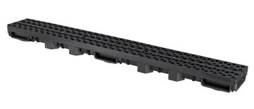 ODWODNIENIE LINIOWE korytko B125 ruszt plastik H55 1000 mm