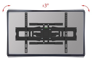 РЕГУЛИРУЕМЫЙ КРОНШТЕЙН ДЛЯ ТЕЛЕВИЗОРА ВЕШАЛКА ДЛЯ ТЕЛЕВИЗОРА 32–80 дюймов с решетками