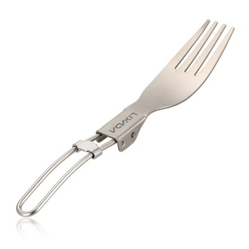 Складная вилка Lixada Titanium Ultralight