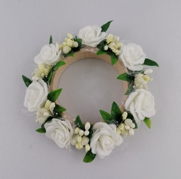 УКРАШЕНИЕ ВЕНКА СВЕЧА ДЛЯ СВЕЧИ, ИСКУССТВЕННЫЕ ЦВЕТЫ