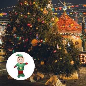 НАДУВНЫЕ НОВОГОДНИЕ УКРАШЕНИЯ НАДУВНЫЕ УКРАШЕНИЯ ELF ХРАНЕНИЕ РАЗВЛЕЧЕНИЙ