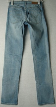 LEVIS DEMI CURVE W23 L32 spodnie damskie jeansy z elastanem