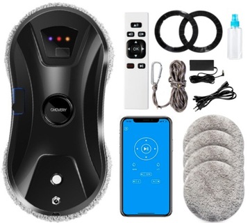 INTELIGENTY ROBOT PRO DO MYCIA SZYB OKNA LUSTRA CHOVERY CZARNY