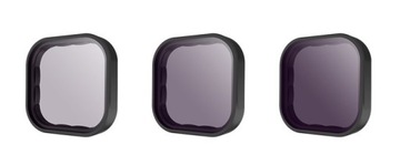 НАБОР ND-ФИЛЬТРОВ 8 16 32 TELESIN ДЛЯ КАМЕРЫ GOPRO HERO 9 / 10/ 11 / 12