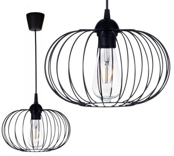 LAMPA WISZĄCA SUFITOWA ŻYRANDOL ELIPSA LOFT DRUT