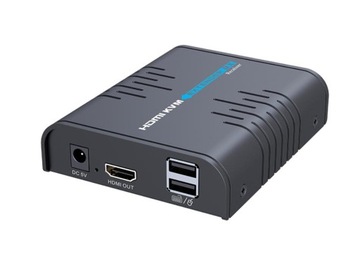 Комплект преобразователя USB в HDMI to IP + KVM - TX + RX