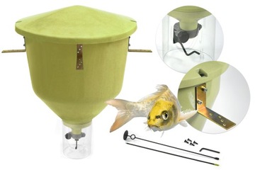 КОРМОВКА-ДИСПЕНСЕР ДЛЯ КОРМОВ КОРМ ДЛЯ КАРПА В ПРУДУ