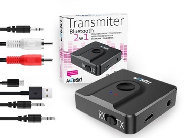 TRANSMITER BLUETOOTH ODBIORNIK / NADAJNIK AUX
