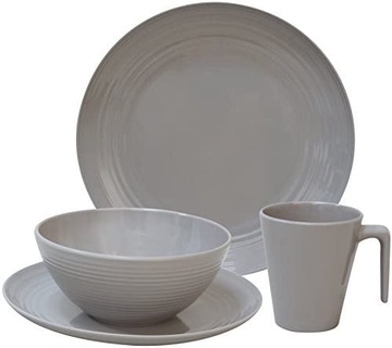 МЕЛАМИНОВЫЙ НАБОР FLAMEFIELD LATTE ОБЕДЕННЫЙ 16 шт.