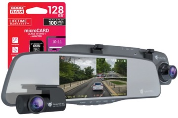 Wideorejestrator Navitel MR255 Night Vision kamera cofania + karta 128GB
