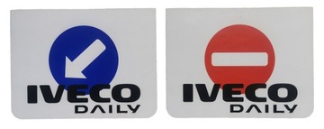 Chlapacz fartuch IVECO DAILY bliźniak biały KPL