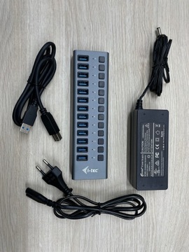 i-tec Charging HUB 13x USB 3.0 60 Вт — идеально подходит для большого офиса
