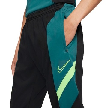 Spodnie męskie Nike Dri-FIT Academy czarno-zielone CT2491 015 S