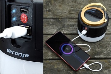 АККУМУЛЯТОРНАЯ СОЛНЕЧНАЯ ЛАМПА ФАКЕЛ POWERBANK для ТЕЛЕФОНА