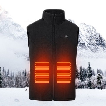ЖИЛЕТ С ПОДОГРЕВОМ КУРТКА КУРТКА С РУКАВАМИ USB L ФЛИСОВАЯ