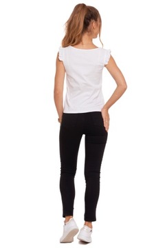 БЛУЗКА БЕЛАЯ ЖЕНСКАЯ, ХЛОПОК, БЕЗ РУКАВОВ, С РЮШАМИ, ЭЛЕГАНТНАЯ, ГЛАДКАЯ, MORAJ M