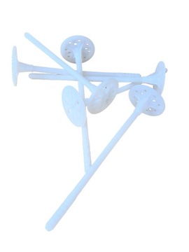 Соединители пенопластовые 10х160, пластиковый штифт