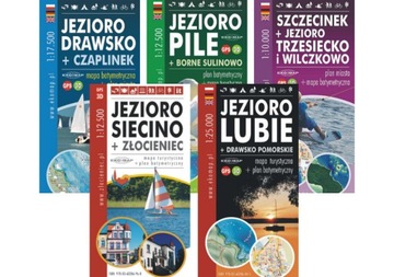 2016 BOX 5 MAP WIELKIE JEZIORA DRAWSKIE