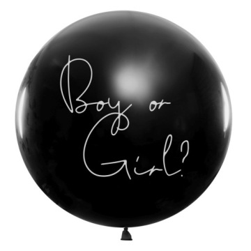 Повітряна кулька Gender Reveal 1 м - Хлопчик з синім конфеті