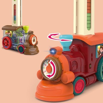 ИНТЕРАКТИВНЫЙ КРАСОЧНЫЙ ПОЕЗД ПОЕЗД СТАДИТ ДОМИНО БЛОКИРУЕТ ПОЕЗД ВУПИ