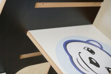 Кухонный помощник Складной детский Кухонный помощник Монтессори Черный