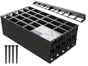 Obrzeże ogrodowe trawnikowe 30 m + 240 szpilek 50mm Polski Produkt